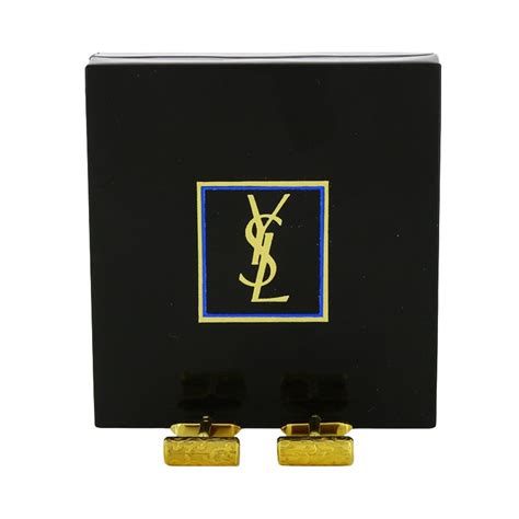 Boutons de Manchette Yves Saint Laurent Vintage.